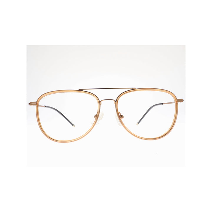 Joy Style For Unisex Eyeglasses Aviator Shape Size 53 Ns21052c2 Brown