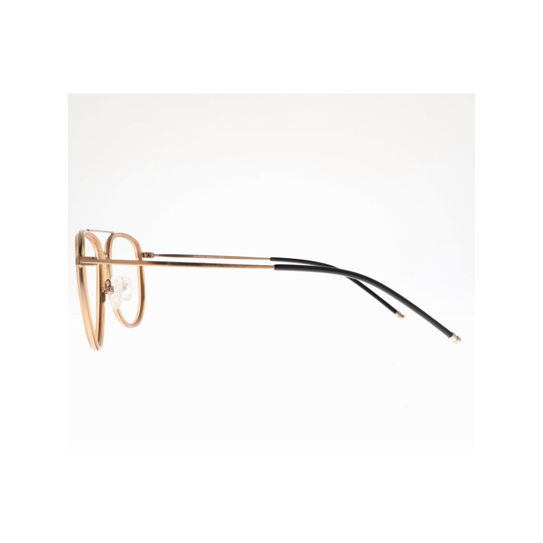 Joy Style For Unisex Eyeglasses Aviator Shape Size 53 Ns21052c2 Brown