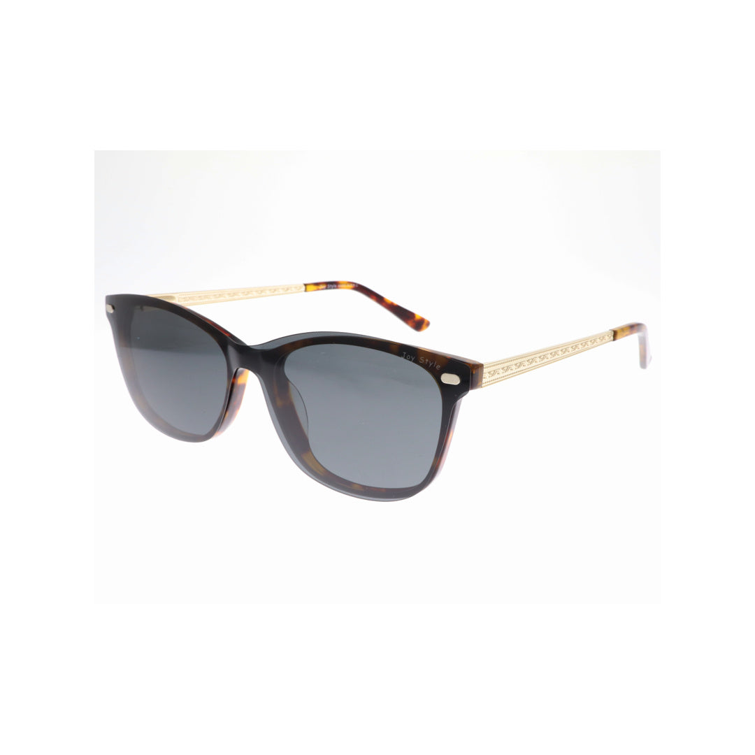 Joy Style For Unisex Eyeglasses Cat Eye Shape Size 54 1116c3clip Brown Tortoiseshell