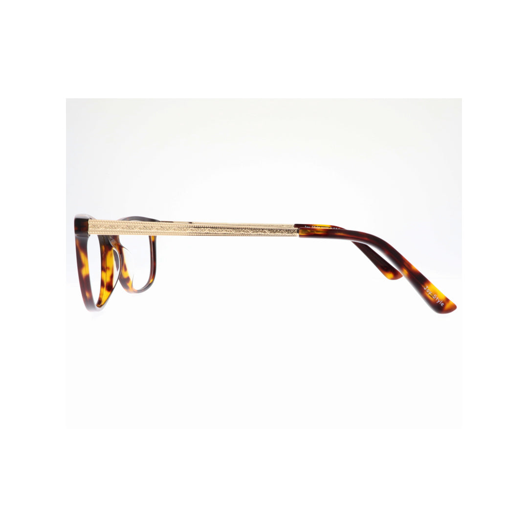 Joy Style For Unisex Eyeglasses Cat Eye Shape Size 54 1117c3clip Brown Tortoiseshell