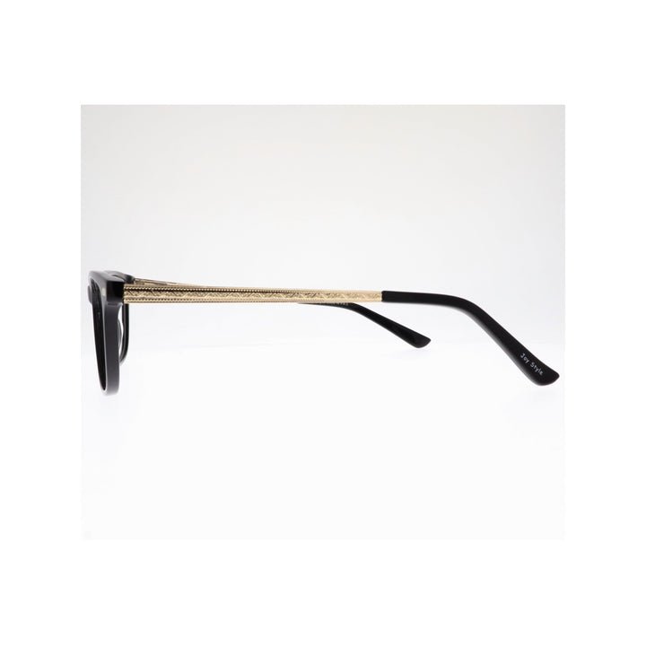 Joy Style For Unisex Eyeglasses Clip Cat Eye Shape Size 54 1117c1clip Black