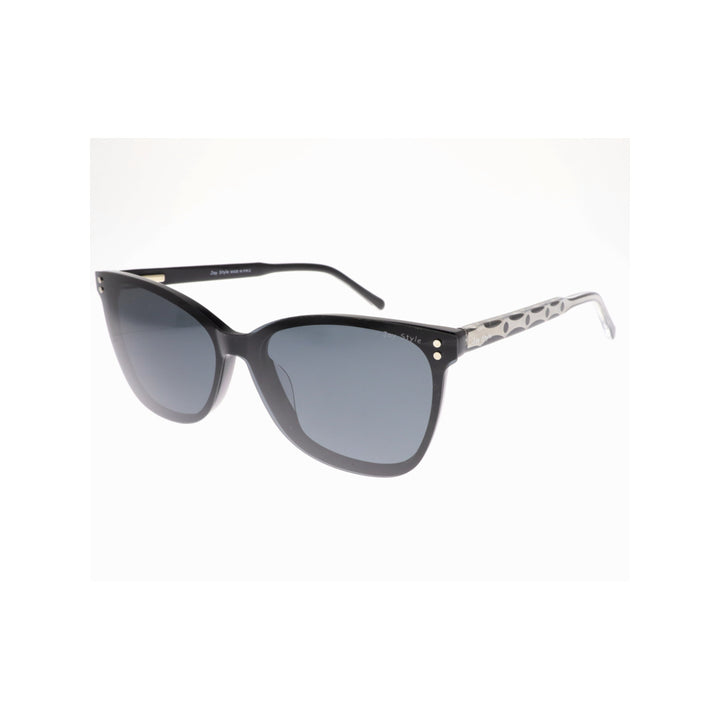 Joy Style For Unisex Eyeglasses Clip Cat Eye Shape Size 55 1282c1clip Black