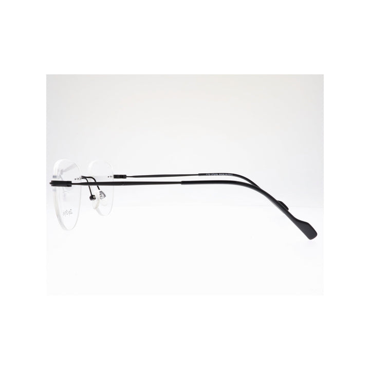 Joy Style For Unisex Eyeglasses Clip Rimless Cat Eye Shape Size 52 Dc3062c1clip Matte Black