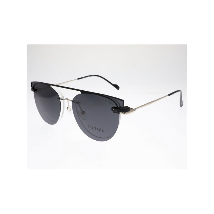 Joy Style For Unisex Eyeglasses Clip Rimless Cat Eye Shape Size 52 Dc3062c3clip Silver