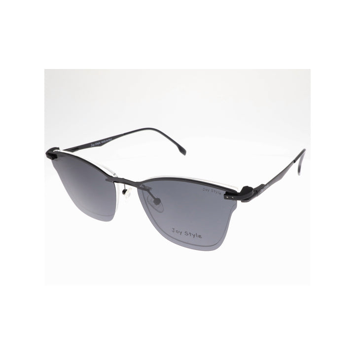 Joy Style For Unisex Eyeglasses Clip Rimless Cat Eye Shape Size 58 Dc3060c1clip Matte Black