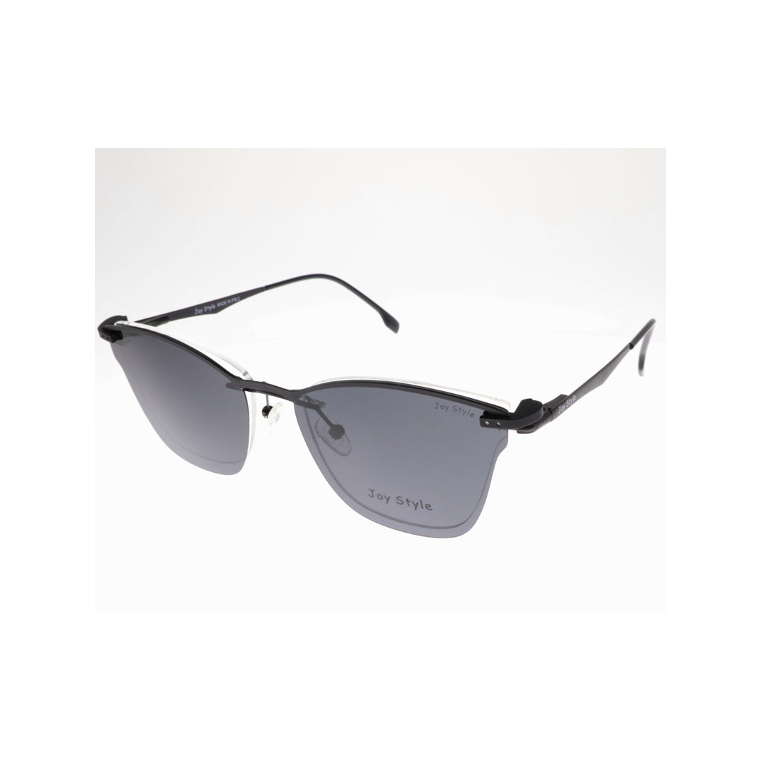 Joy Style For Unisex Eyeglasses Clip Rimless Cat Eye Shape Size 58 Dc3060c1clip Matte Black
