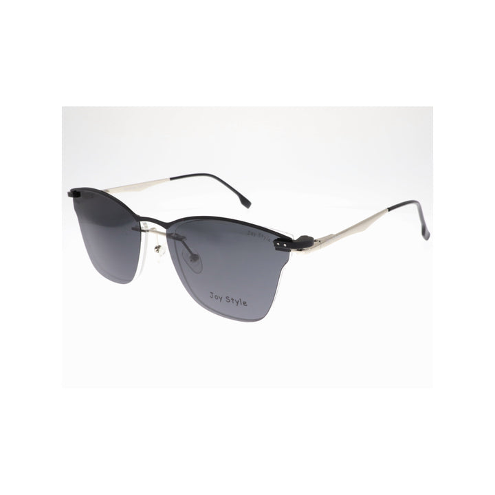 Joy Style For Unisex Eyeglasses Clip Rimless Cat Eye Shape Size 58 Dc3060c3clip Silver
