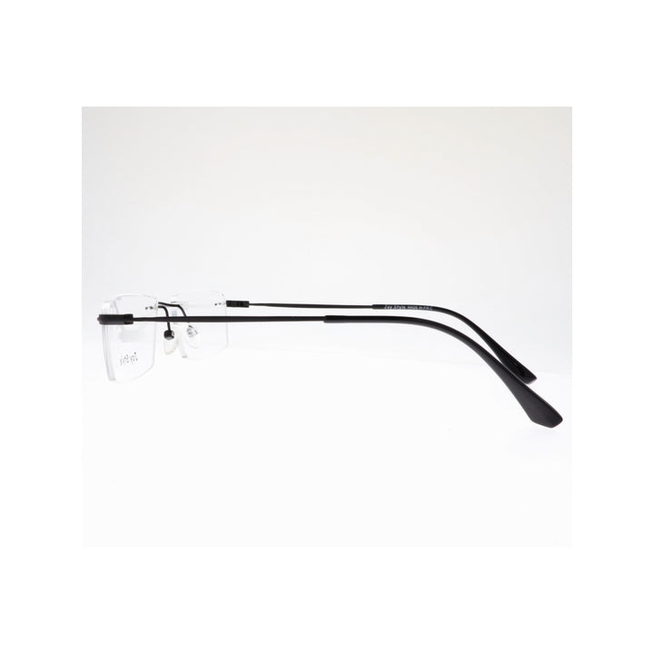 Joy Style For Unisex Eyeglasses Clip Rimless Square Shape Size 52 Dc3068c1clip Matte Black