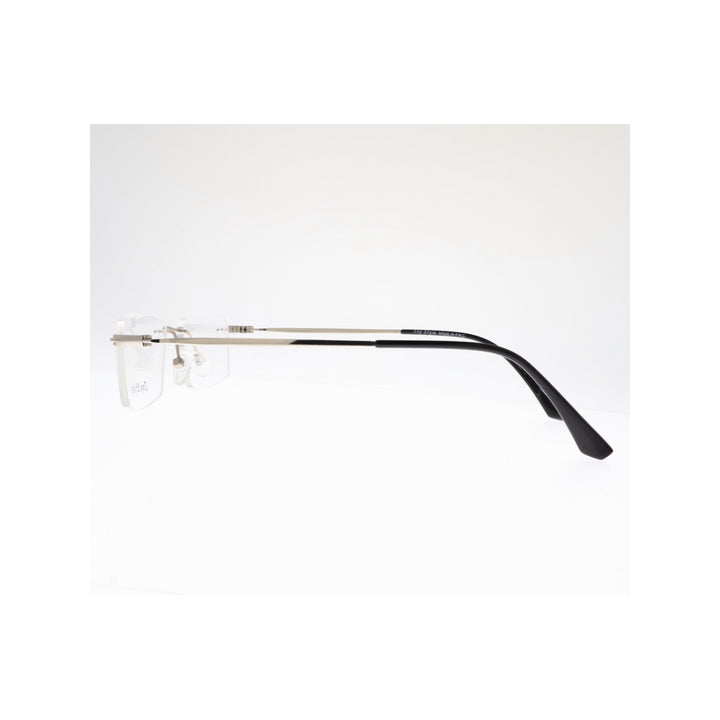 Joy Style For Unisex Eyeglasses Clip Rimless Square Shape Size 52 Dc3068c3clip Silver
