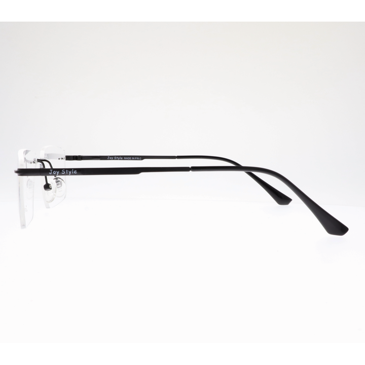 Joy Style For Unisex Eyeglasses Clip Rimless Square Shape Size 55 Dc3069c1clip Matte Black