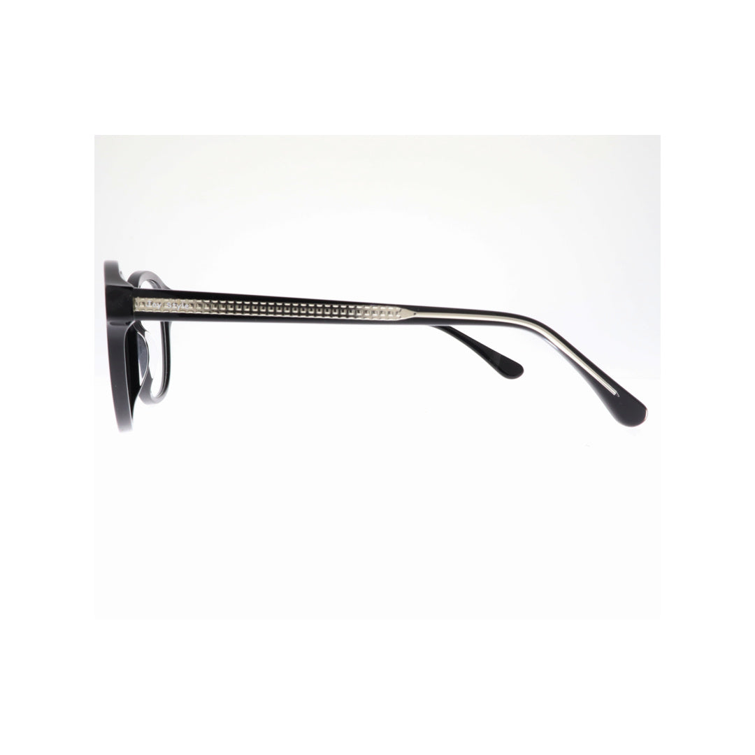Joy Style For Unisex Eyeglasses Clip Round Shape 51 1063c1clip Black