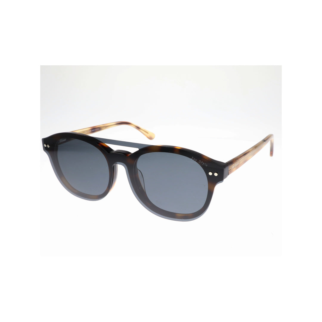 Joy Style For Unisex Eyeglasses Clip Round Shape 51 1063c3clip Brown Tortoiseshell