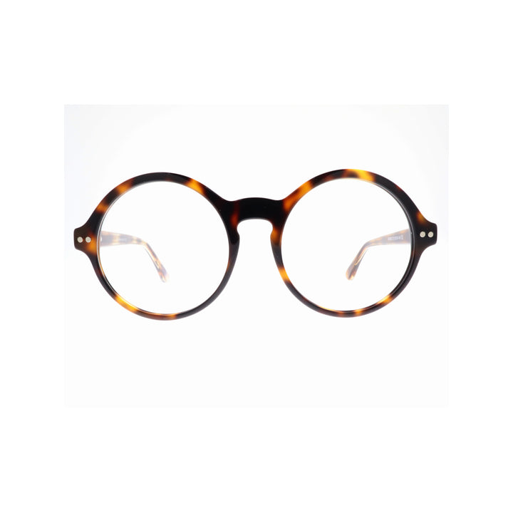Joy Style For Unisex Eyeglasses Clip Round Shape 52 1065c3clip Brown Tortoiseshell