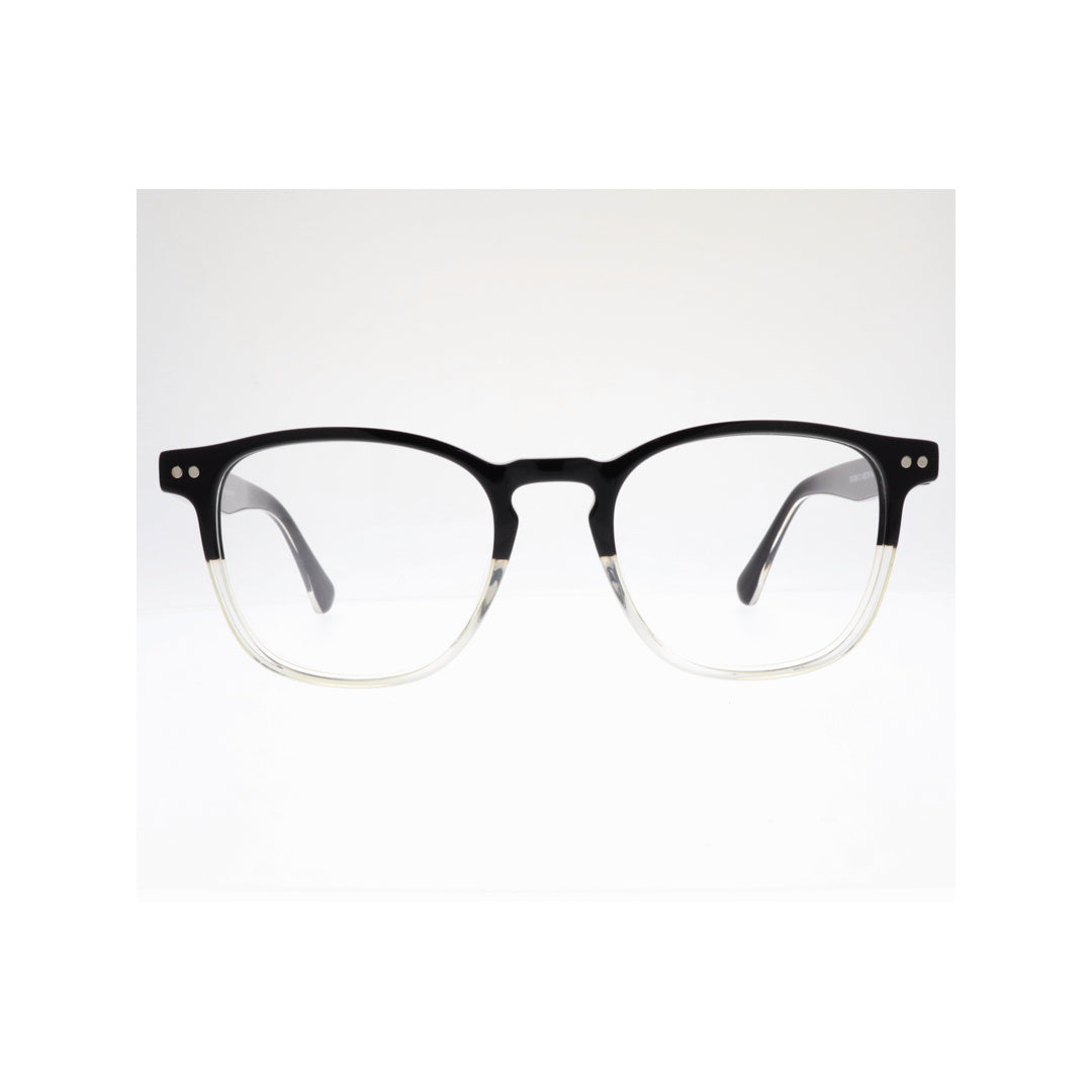 Joy Style For Unisex Eyeglasses Clip Square Shape Size 49 1308c1clip Clear Black