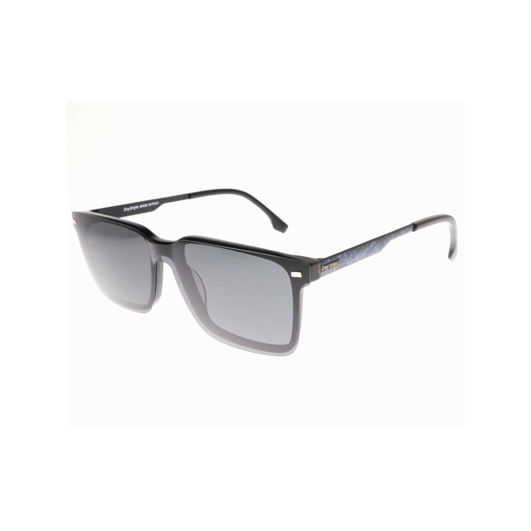 Joy Style For Unisex Eyeglasses Clip Square Shape Size 53 140010c1clip Black