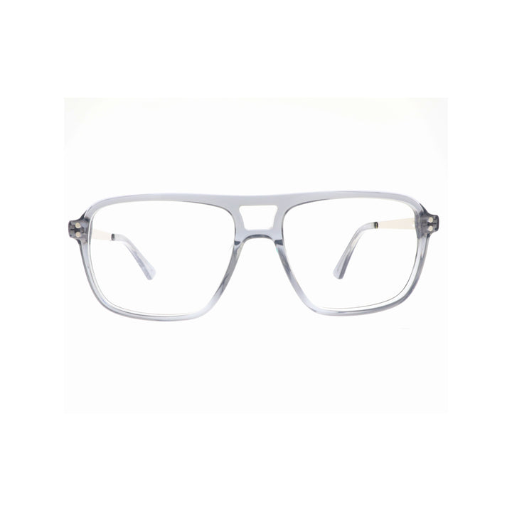 Joy Style For Unisex Eyeglasses Clip Square Shape Size 54 1053c2clip Grey
