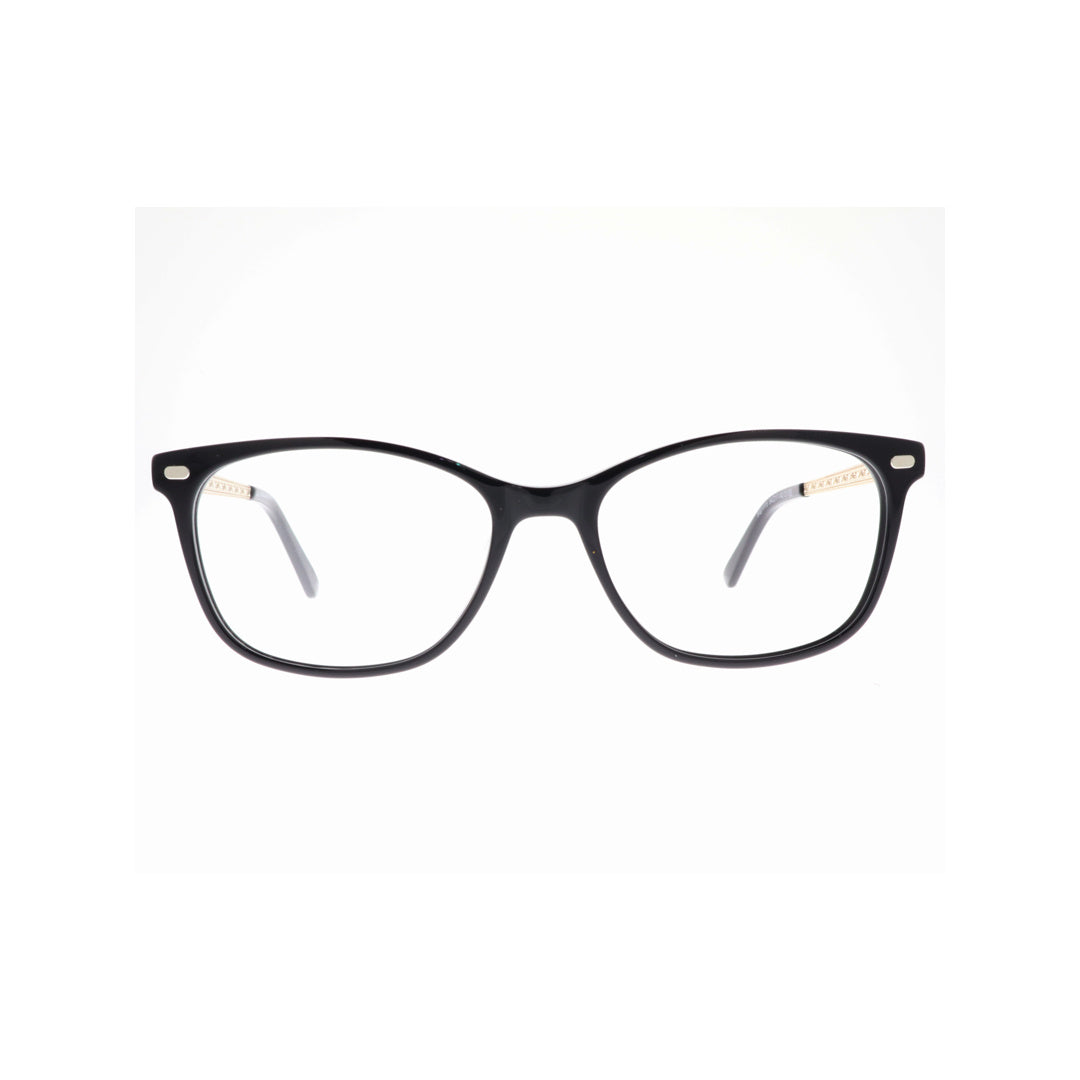 Joy Style For Unisex Eyeglasses Clip Square Shape Size 54 1115c1clip Black