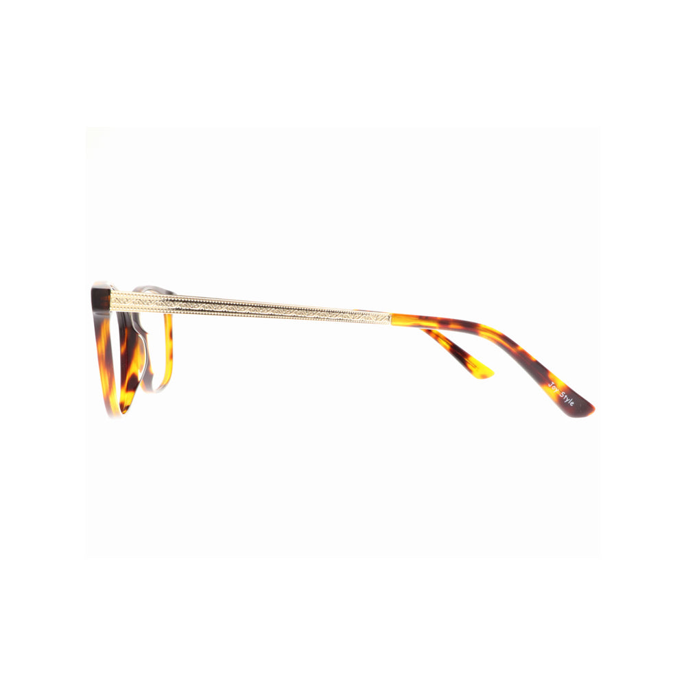 Joy Style For Unisex Eyeglasses Clip Square Shape Size 54 1115c3clip Brown Tortoiseshell