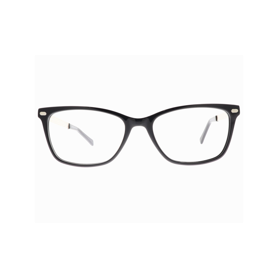 Joy Style For Unisex Eyeglasses Clip Square Shape Size 54 1118c1clip Black