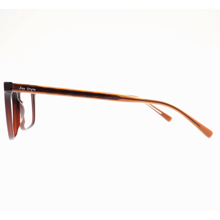 Joy Style For Unisex Eyeglasses Clip Square Shape Size 54 1287c3clip Brown