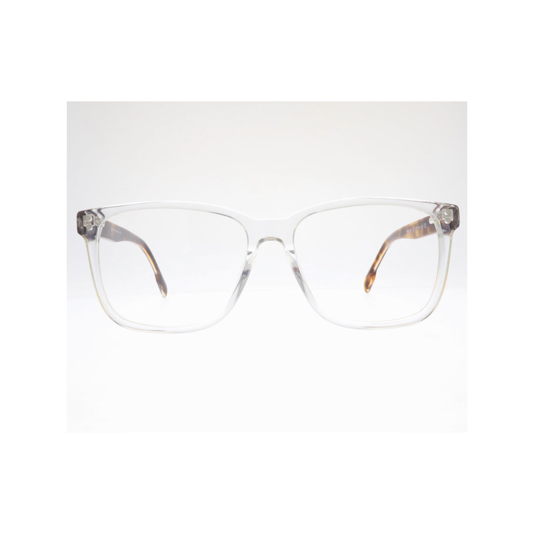 Joy Style For Unisex Eyeglasses Clip Square Shape Size 57 1281c2clip Clear