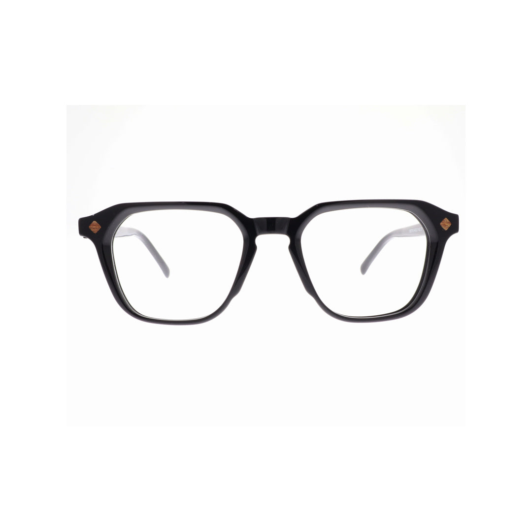 Joy Style For Unisex Eyeglasses Rectangular Shape Size 49 7018c1 Black