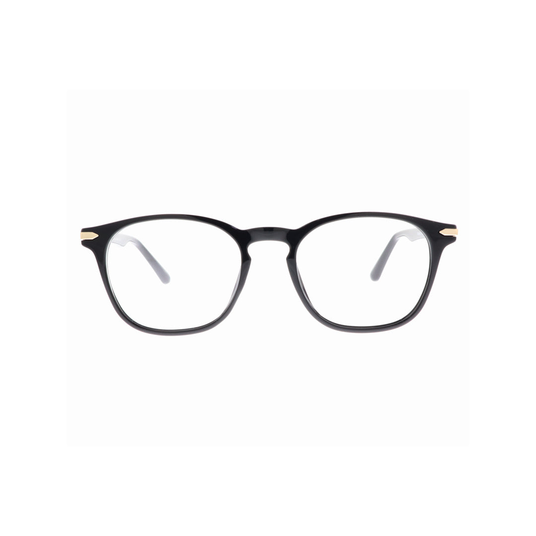 Joy Style For Unisex Eyeglasses Rectangular Shape Size 50 8004c1 Black