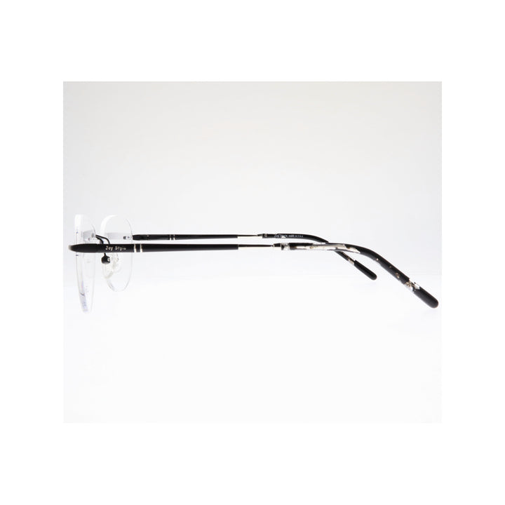 Joy Style For Unisex Eyeglasses Rimless Aviator Shape Size 52 Old2048mc3 Silver