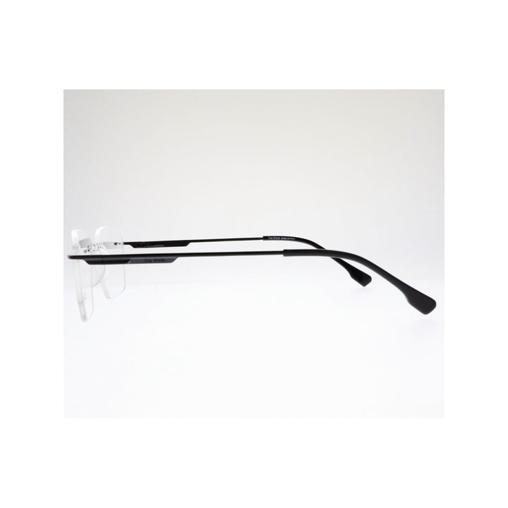 Joy Style For Unisex Eyeglasses Rimless Square Shape Size 53 Ch6600c4 Gunmetal