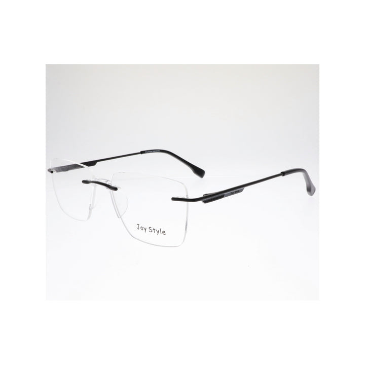 Joy Style For Unisex Eyeglasses Rimless Square Shape Size 53 Ch6600c4 Gunmetal