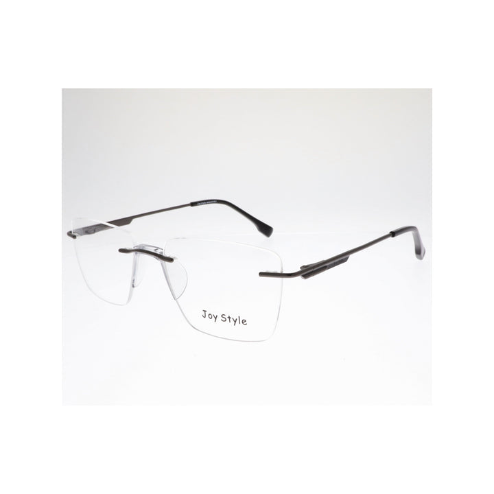 Joy Style For Unisex Eyeglasses Rimless Square Shape Size 53 Ch6600c5 Gunmetal