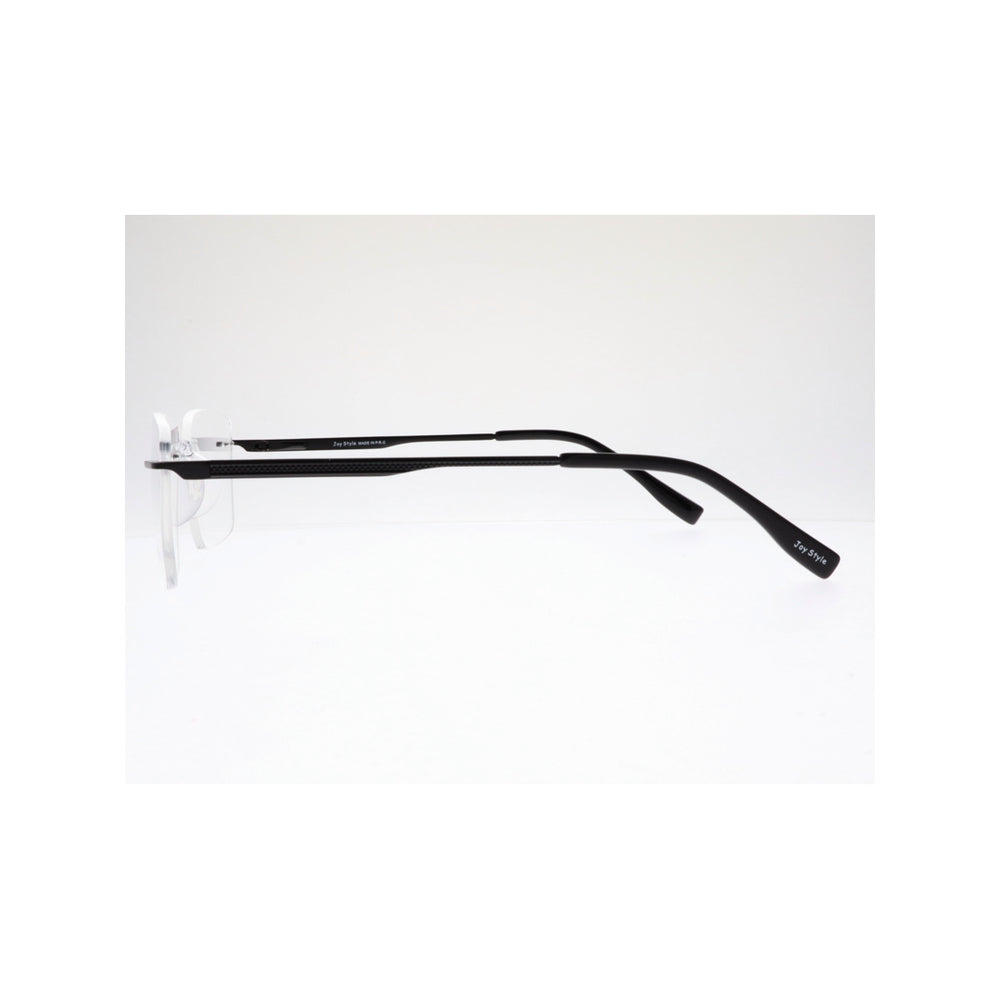 Joy Style For Unisex Eyeglasses Rimless Square Shape Size 53 Ch6602c5 Black