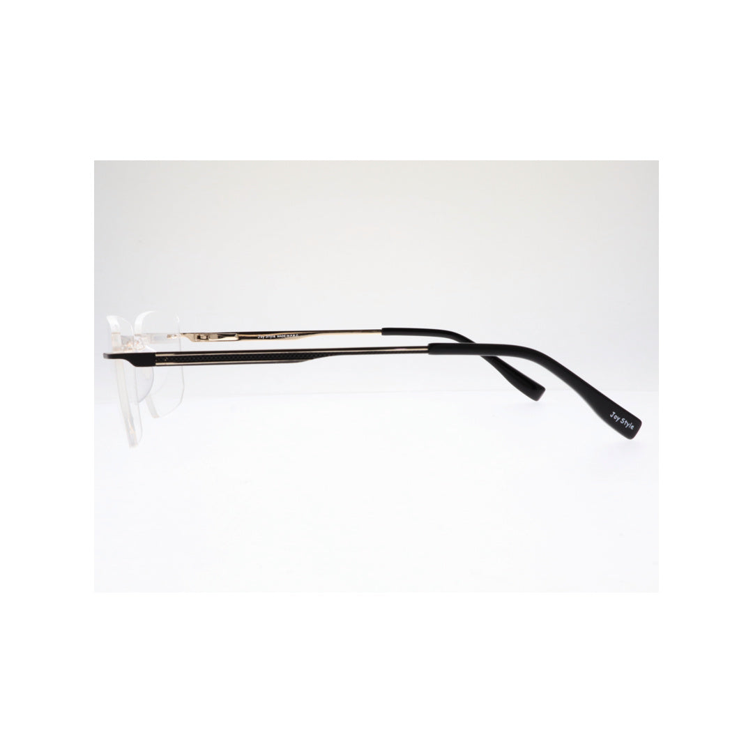 Joy Style For Unisex Eyeglasses Rimless Square Shape Size 53 Ch6603c1 Gold