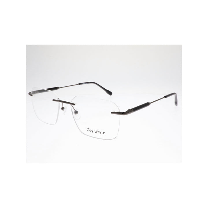 Joy Style For Unisex Eyeglasses Rimless Square Shape Size 54 Ch5600c6 Gunmetal