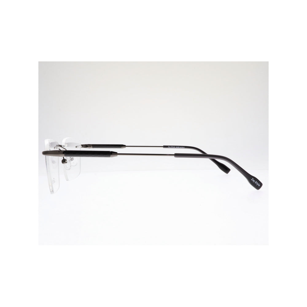 Joy Style For Unisex Eyeglasses Rimless Square Shape Size 54 Ch5601c6 Black