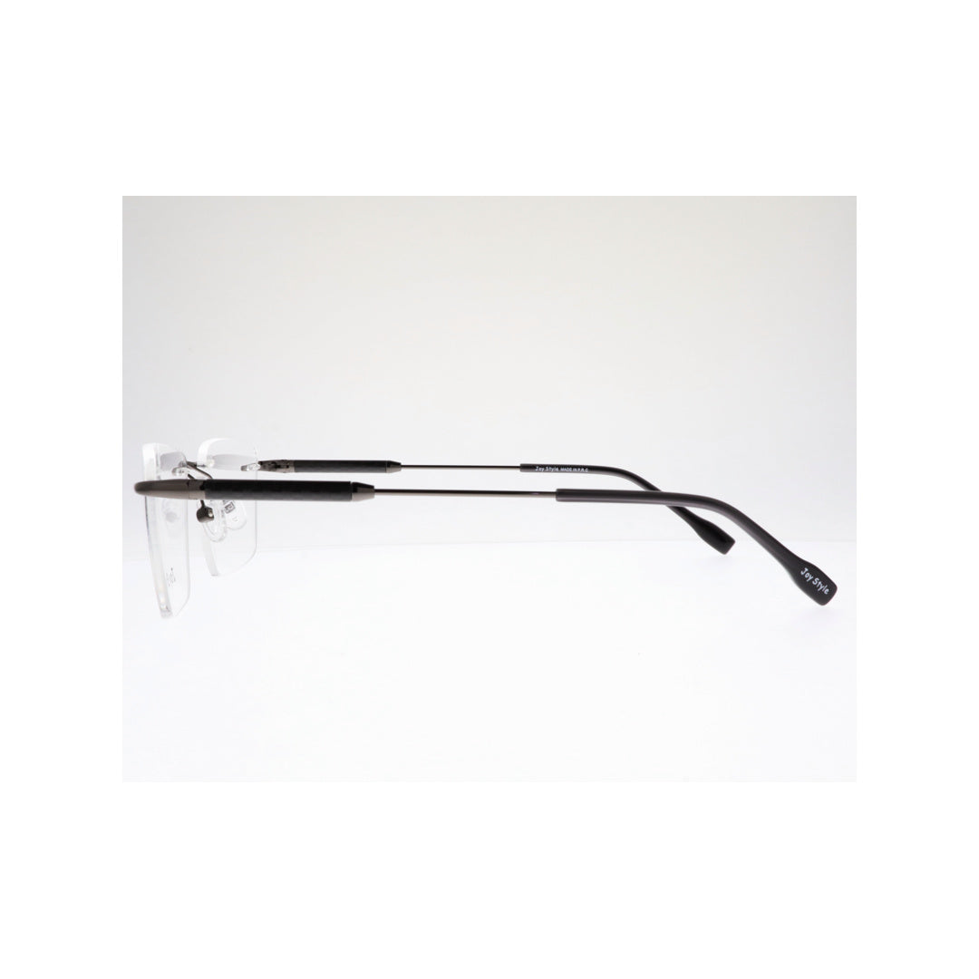 Joy Style For Unisex Eyeglasses Rimless Square Shape Size 54 Ch5601c6 Black
