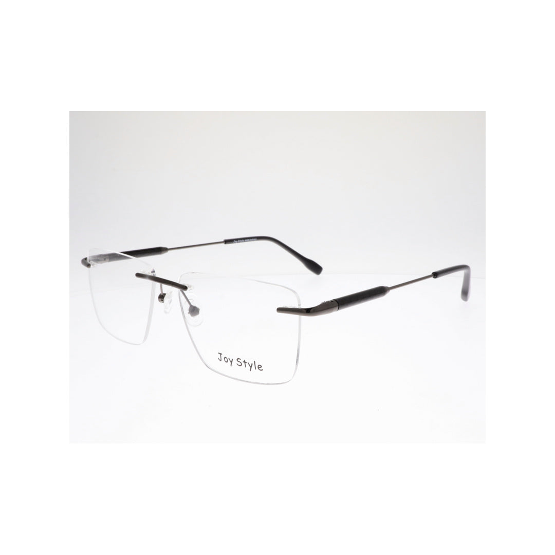 Joy Style For Unisex Eyeglasses Rimless Square Shape Size 54 Ch5601c6 Black