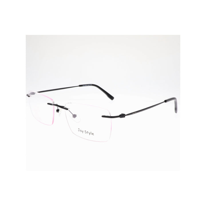 Joy Style For Unisex Eyeglasses Rimless Square Shape Size 54 Old1633mc1 Black