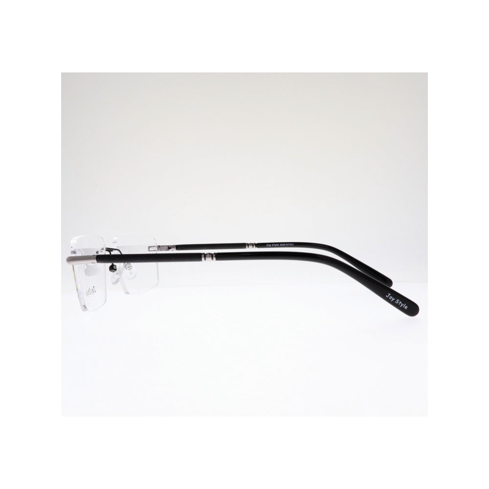 Joy Style For Unisex Eyeglasses Rimless Square Shape Size 54 Old2318mc1 Black