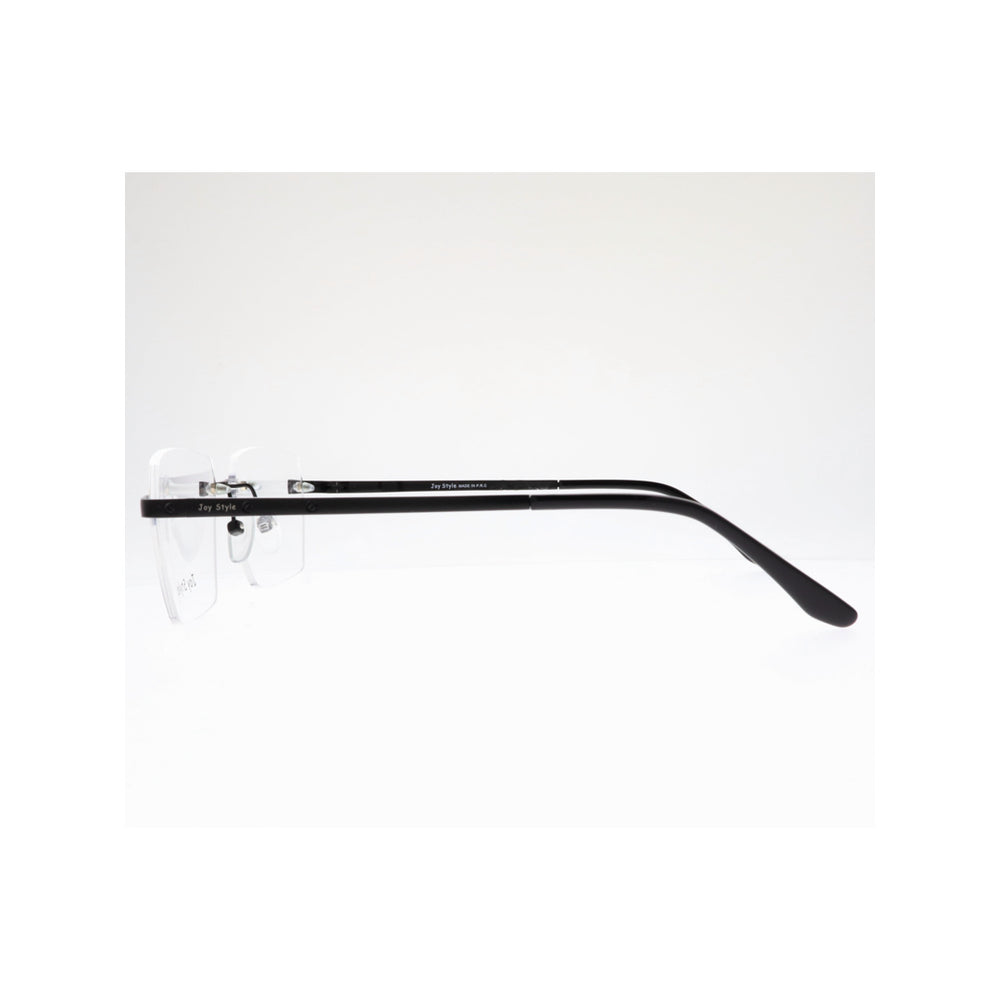 Joy Style For Unisex Eyeglasses Rimless Square Shape Size 55 Old0369mc1 Matte Black