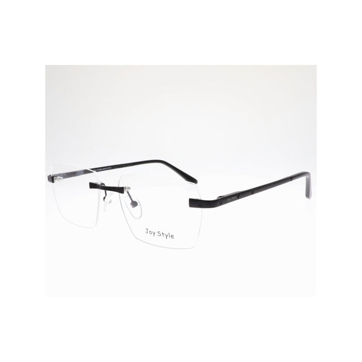 Joy Style For Unisex Eyeglasses Rimless Square Shape Size 55 Old0369mc1 Matte Black