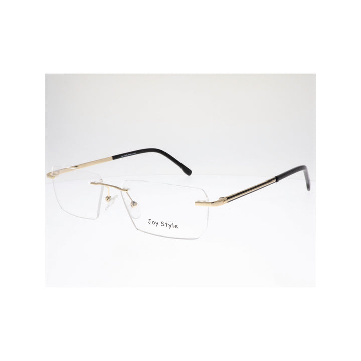 Joy Style For Unisex Eyeglasses Rimless Square Shape Size 55 Old1016mc1 Gold