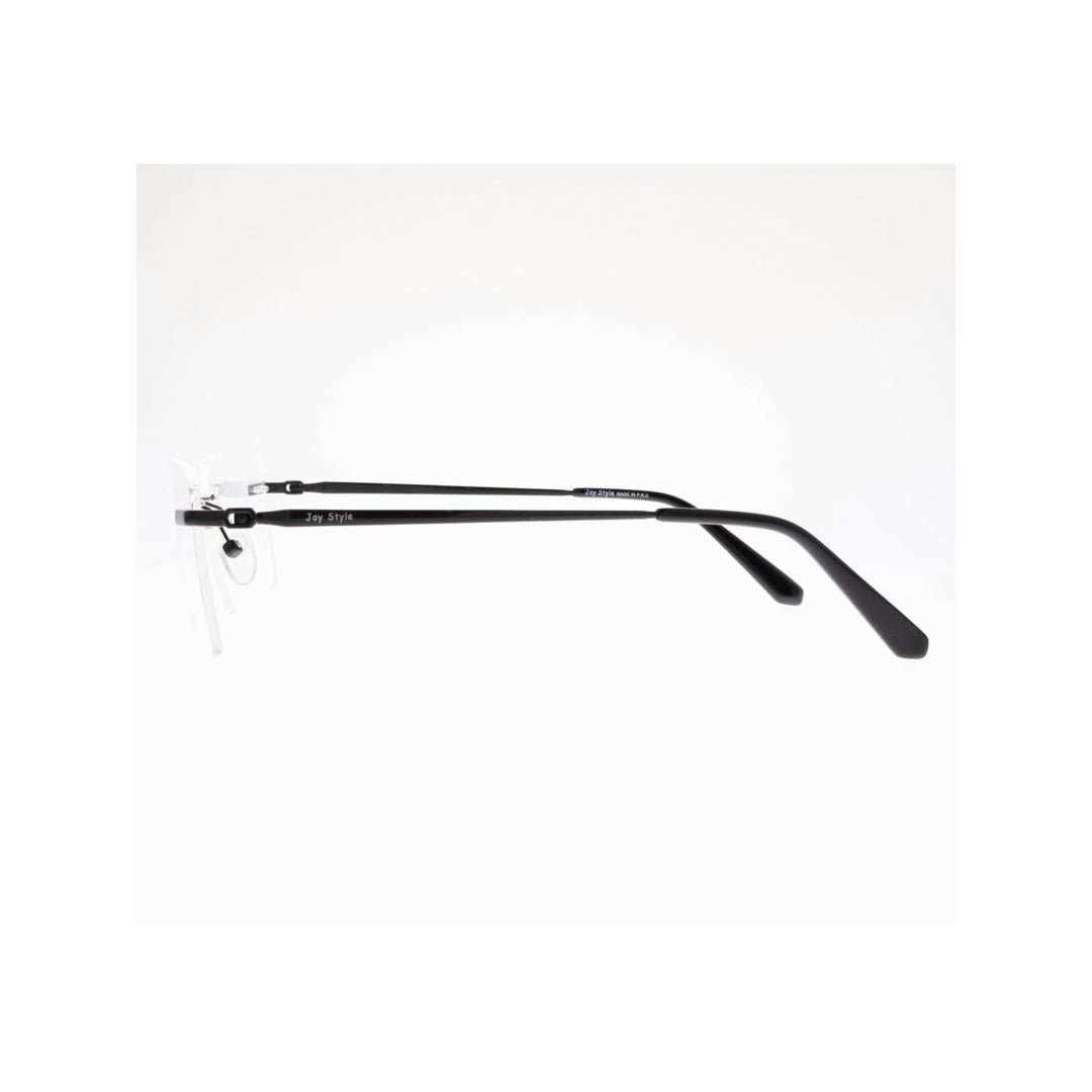 Joy Style For Unisex Eyeglasses Rimless Square Shape Size 56 Old337mc1 Black