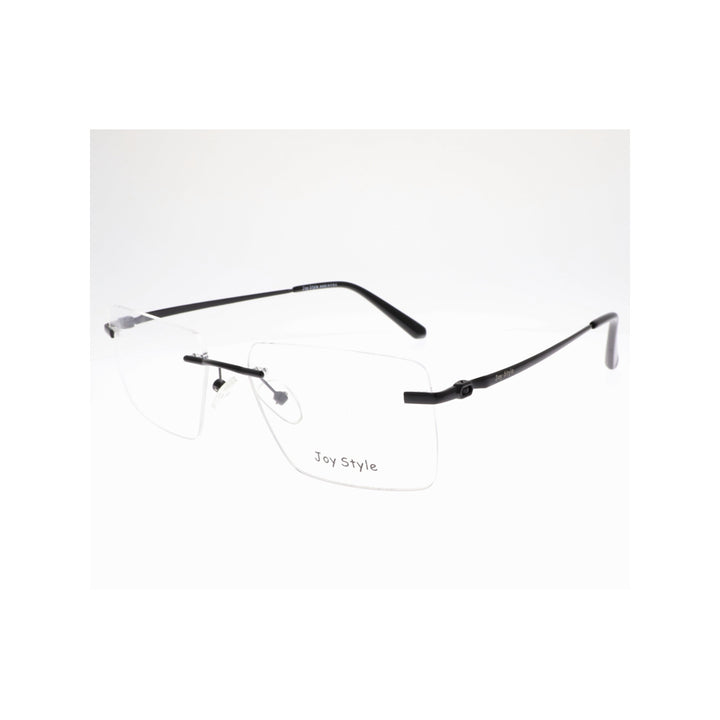 Joy Style For Unisex Eyeglasses Rimless Square Shape Size 56 Old337mc1 Black