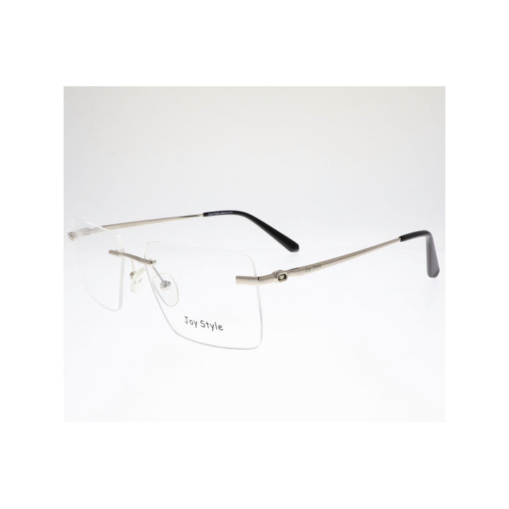 Joy Style For Unisex Eyeglasses Rimless Square Shape Size 56 Old337mc4 Silver