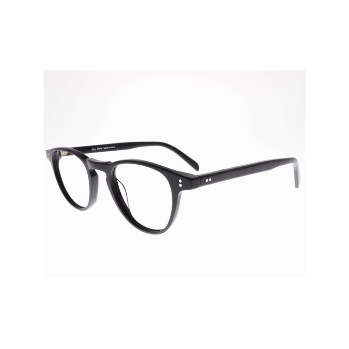 Joy Style For Unisex Eyeglasses Round Shape 45 Ha76c1 Black