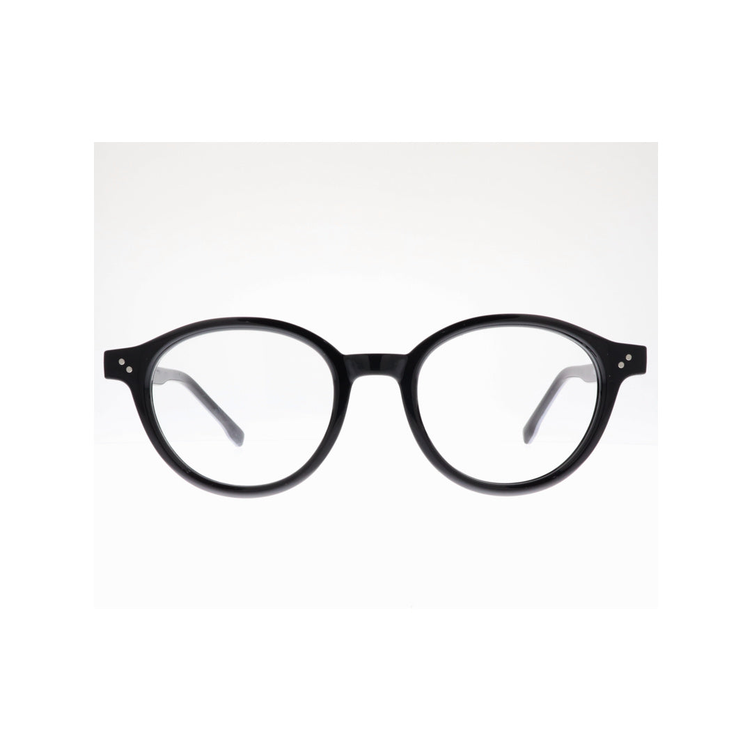 Joy Style For Unisex Eyeglasses Round Shape 48 10347c1 Black