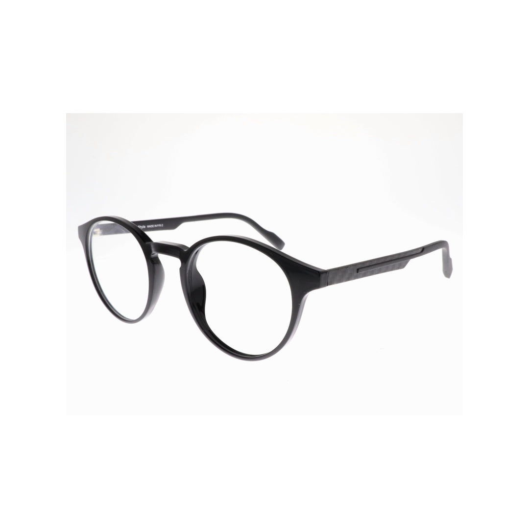 Joy Style For Unisex Eyeglasses Round Shape 48 8868c1 Black
