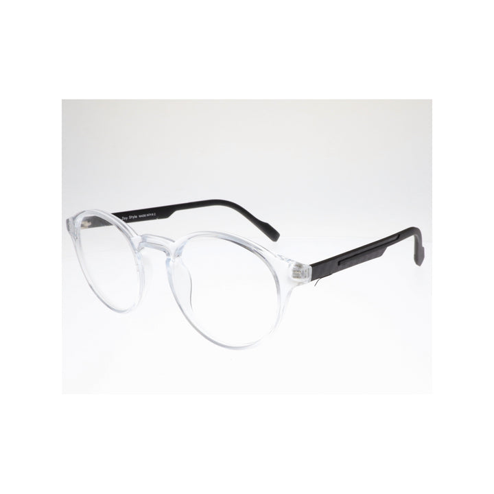 Joy Style For Unisex Eyeglasses Round Shape 48 8868c8 Clear Black