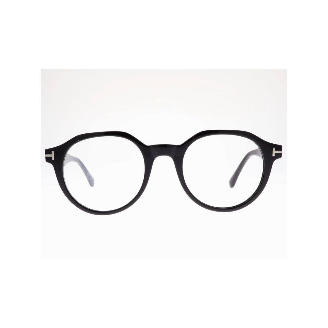 Joy Style For Unisex Eyeglasses Round Shape 48 Ft5761c1 Black